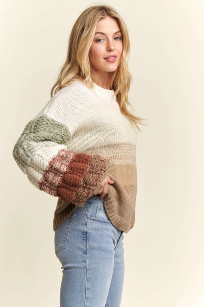 Puff Sleeve Ombré