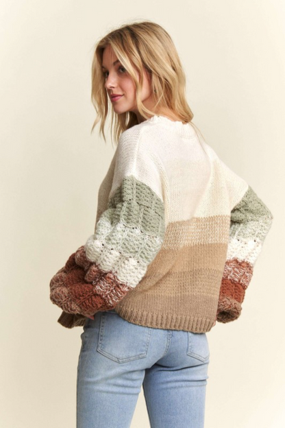Puff Sleeve Ombré