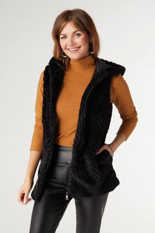 Lyric Faux Fur Vest