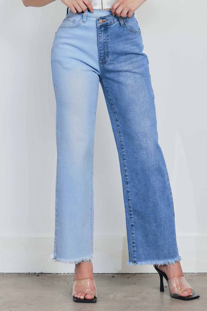 Two Faces Wide Leg Jeans