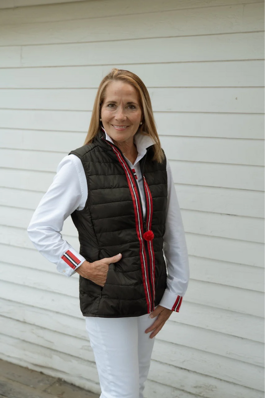 Maggie May Ribbon Puffer Vest