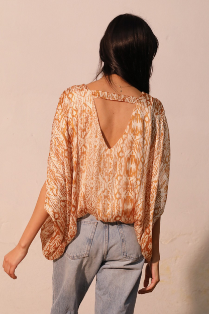 V-Neck Caftan Top