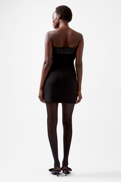 Gemma Cary Satin  Strapless Dress