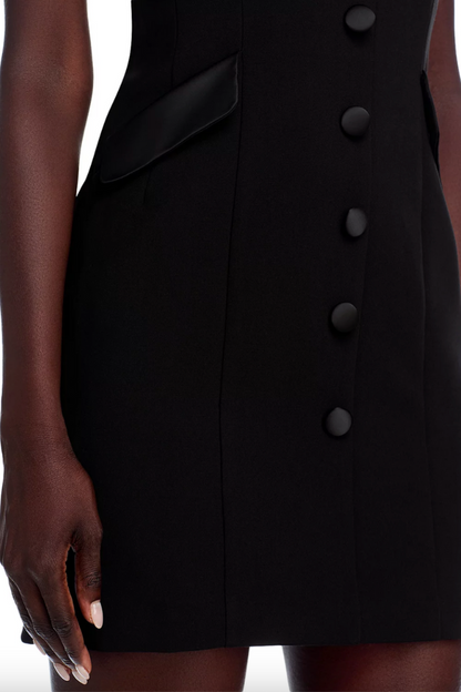 Gemma Cary Satin  Strapless Dress
