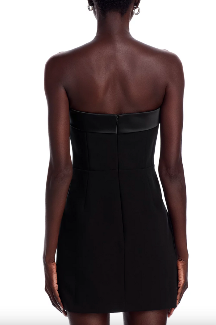 Gemma Cary Satin  Strapless Dress