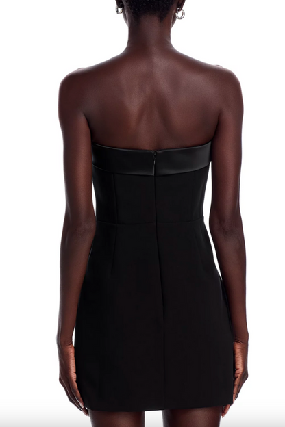 Gemma Cary Satin  Strapless Dress