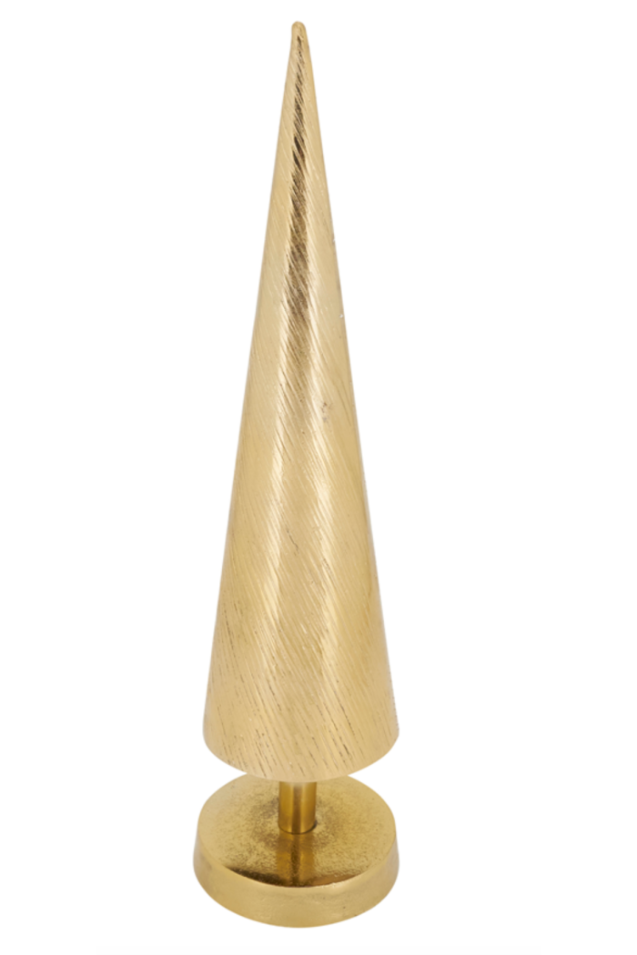 GOLD ALUMINUM TREE 23"