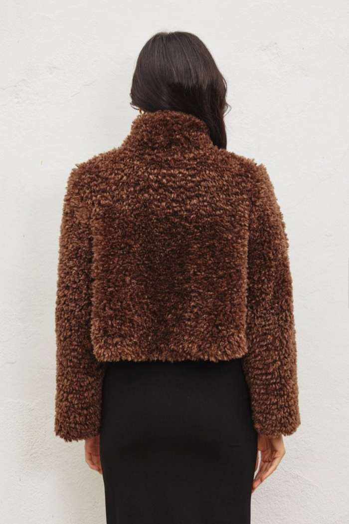 Faux Fur Crop Jacket