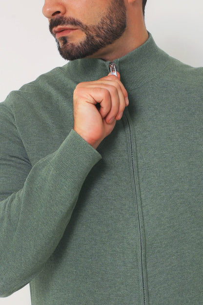 Men's Everyday Cotton Full Zip Sweater