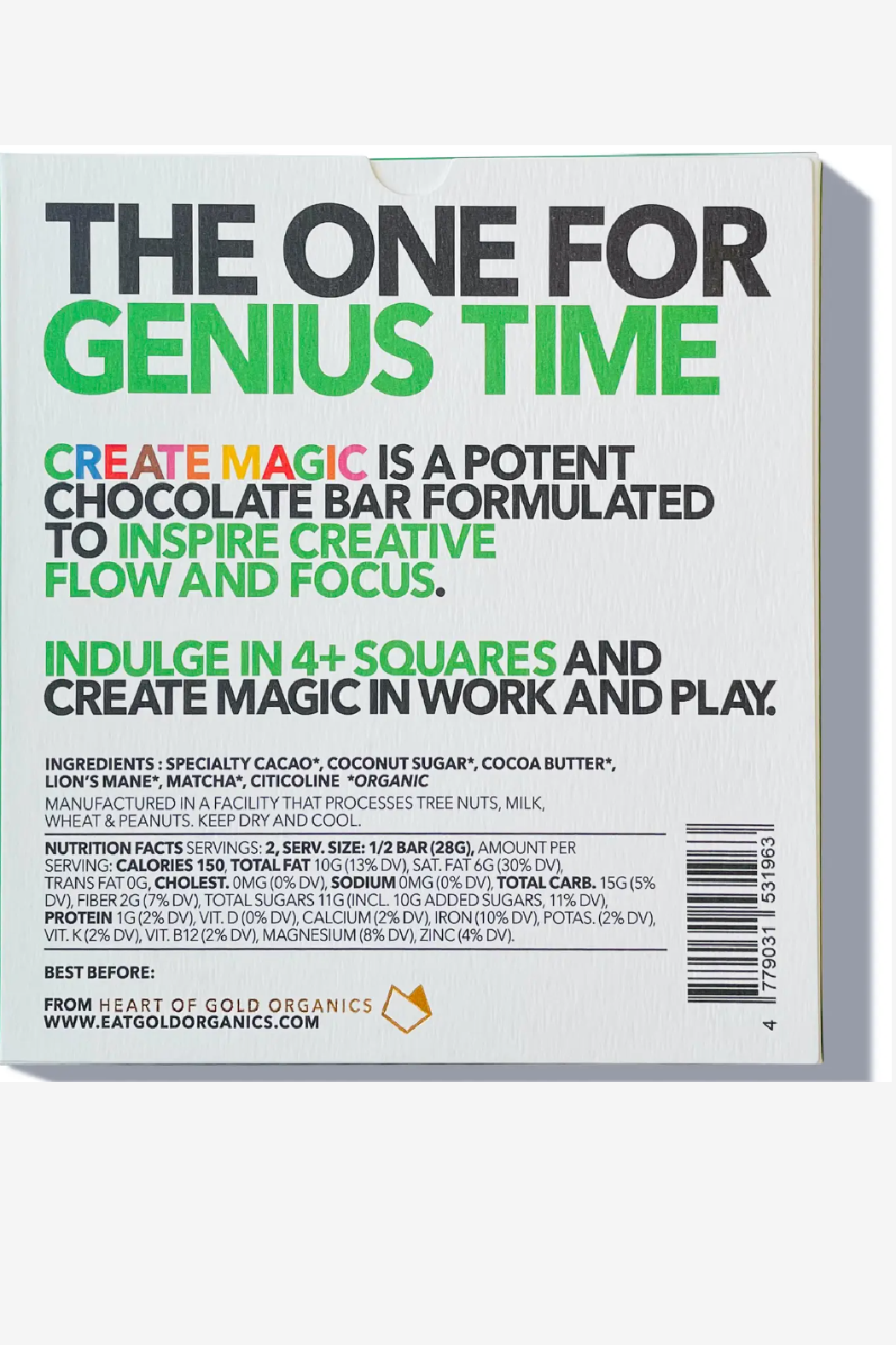 Create Magic A Potent, Functional & Delicious Chocolate Bar