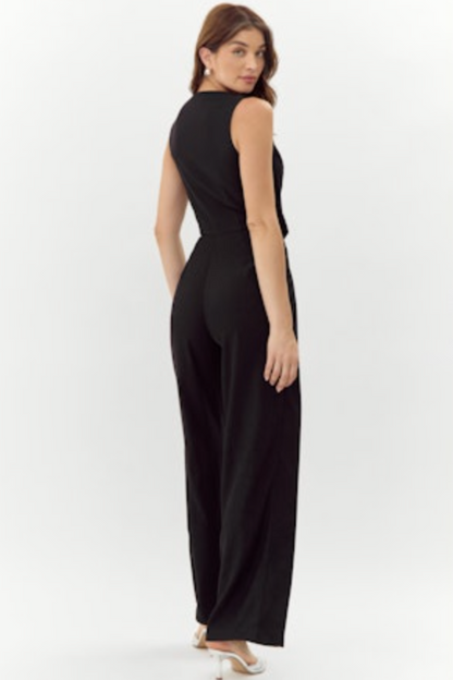 "Paige" Vest Jumpsuit