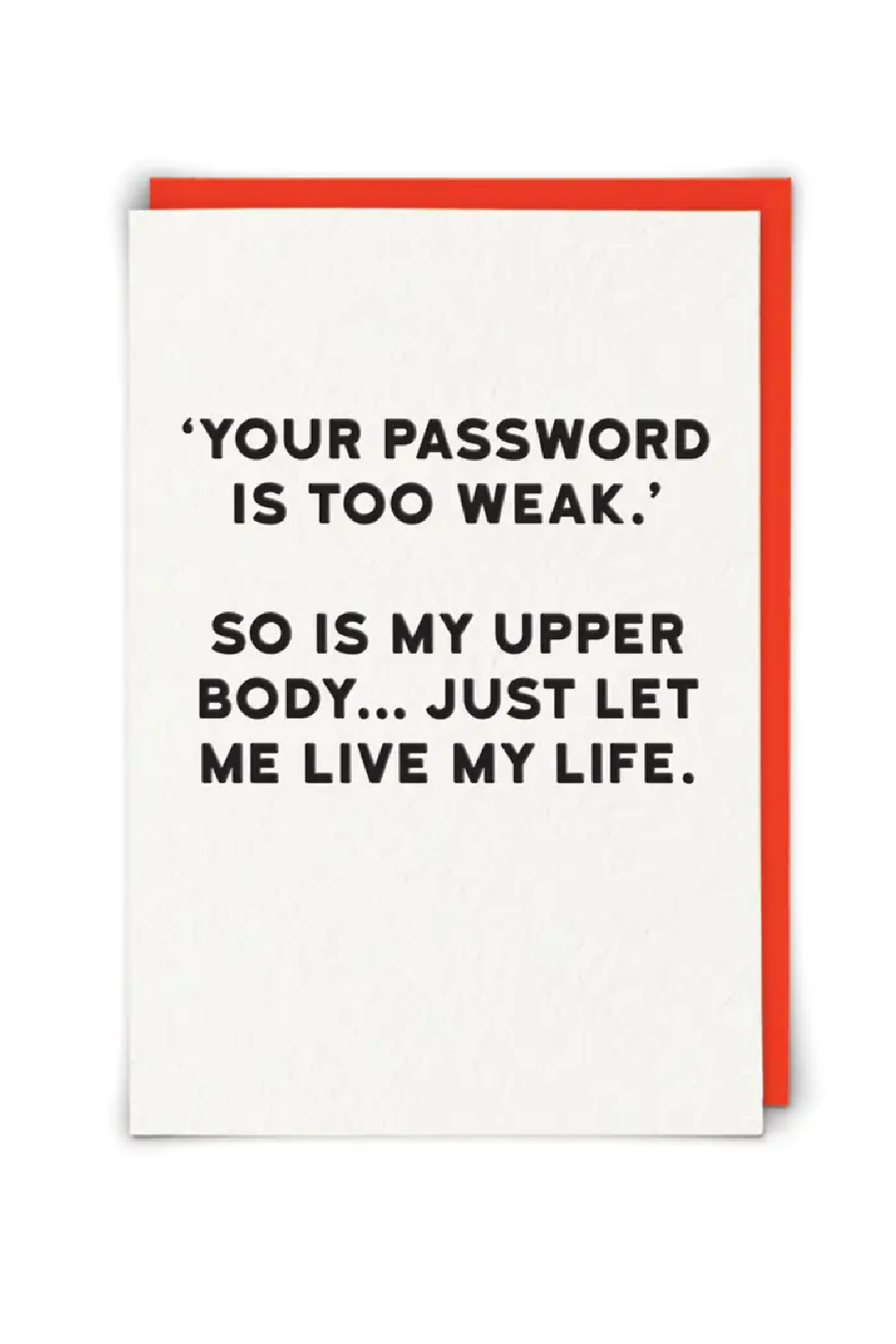 Password Greeting Card