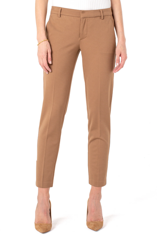 Petite Kelsey Trouser Super Stretch Ponte - Maple