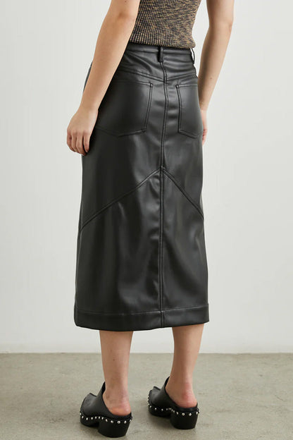 Jennifer Faux Leather Skirt