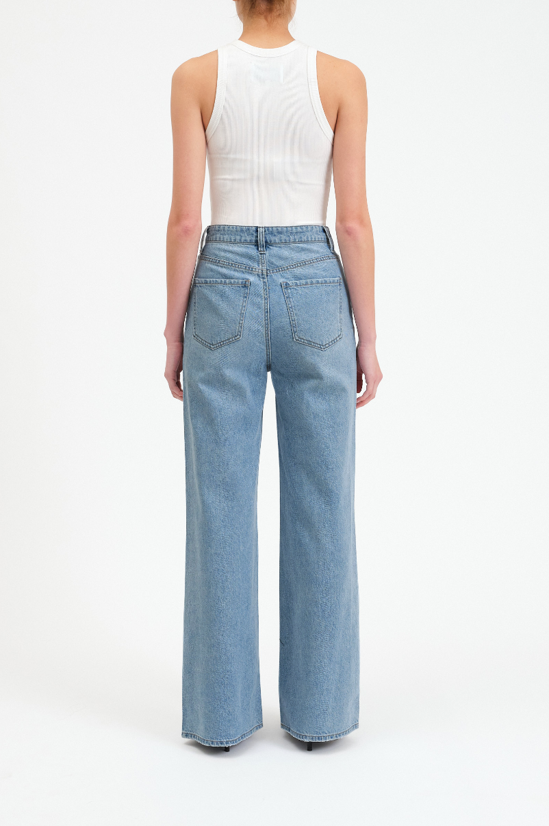 Far Out Wide Leg Jean - Twinkle