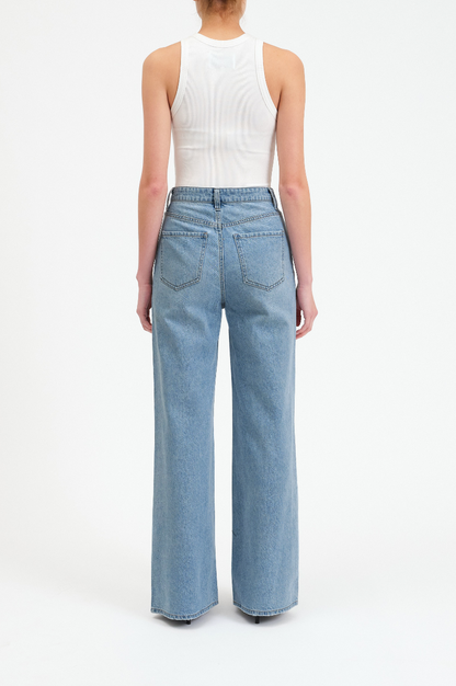 Far Out Wide Leg Jean - Twinkle