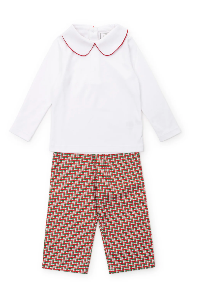 FORD PANT SET/HOLIDAY PLAID