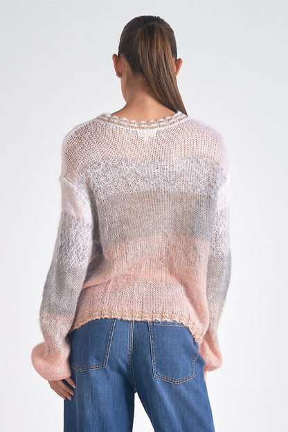 Loose Crewneck Knit Sweater