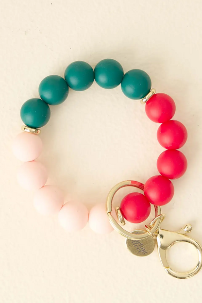 Christmas Hands-Free Keychain Wristlet