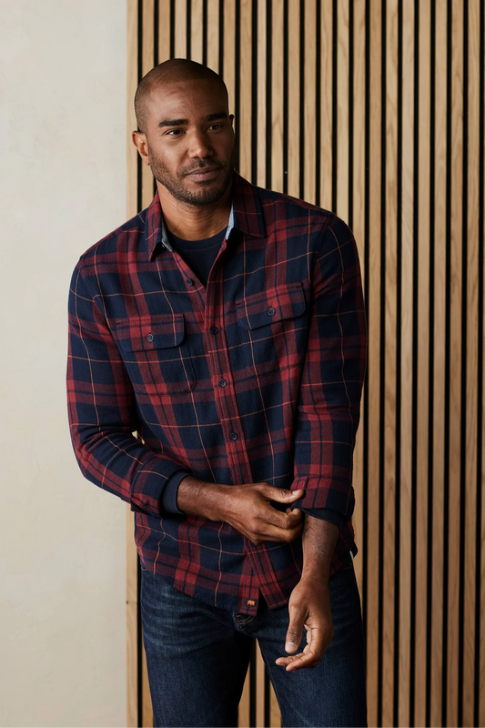 Mountain Overshirt - Garnet Plaid