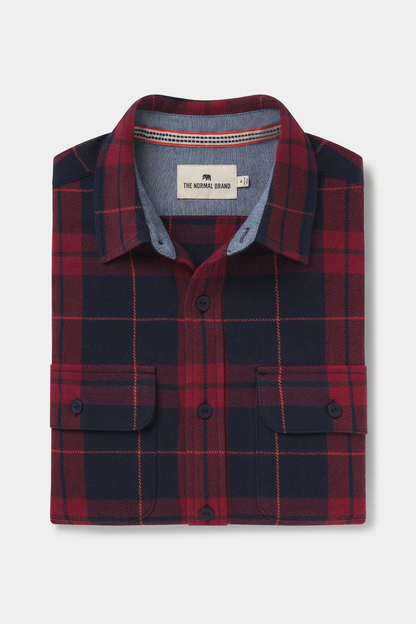 Mountain Overshirt - Garnet Plaid