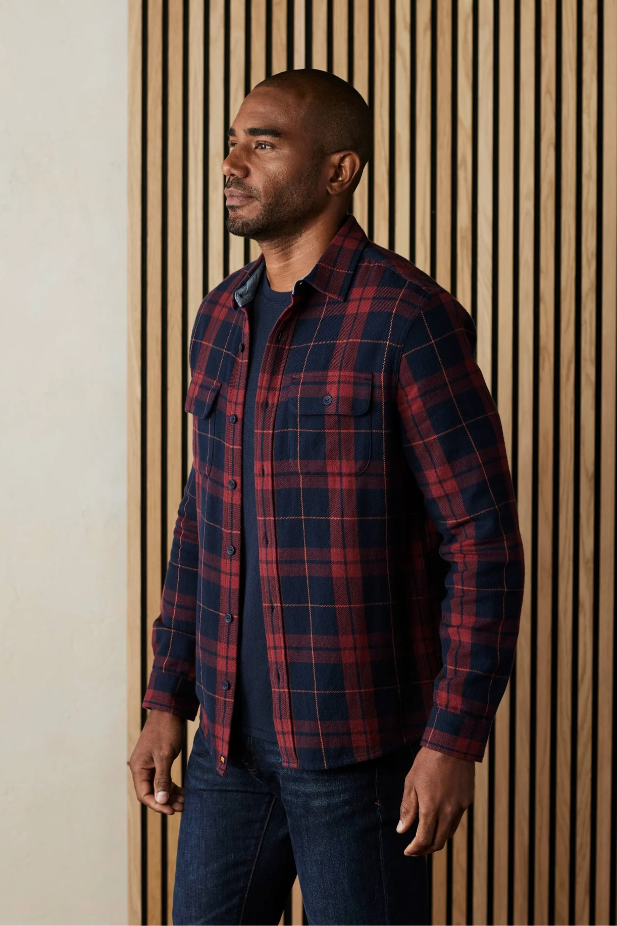 Mountain Overshirt - Garnet Plaid