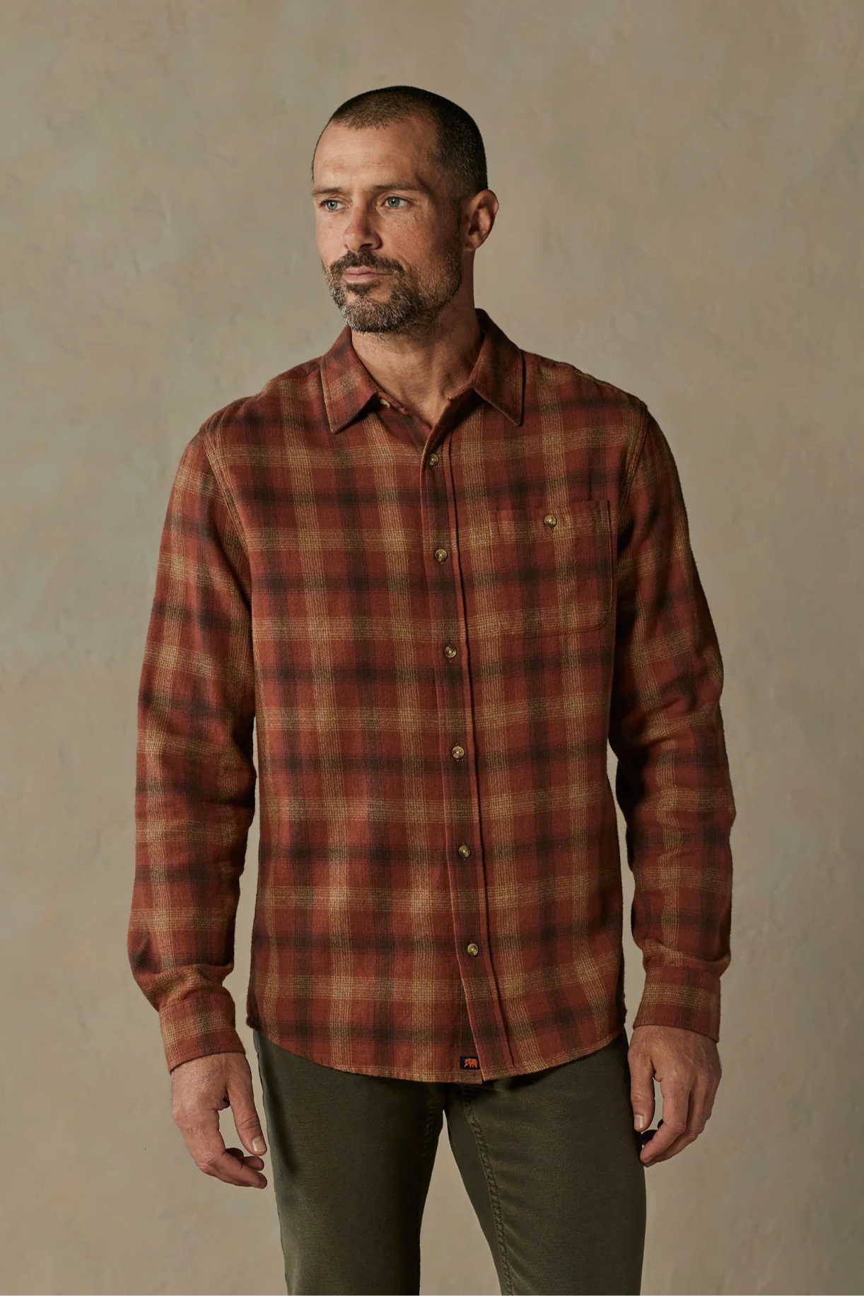 Hudson Double Brushed Flannel - Maple Glaze Plaid