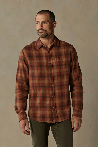 Hudson Double Brushed Flannel - Maple Glaze Plaid