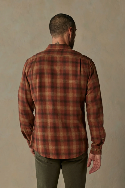 Hudson Double Brushed Flannel - Maple Glaze Plaid