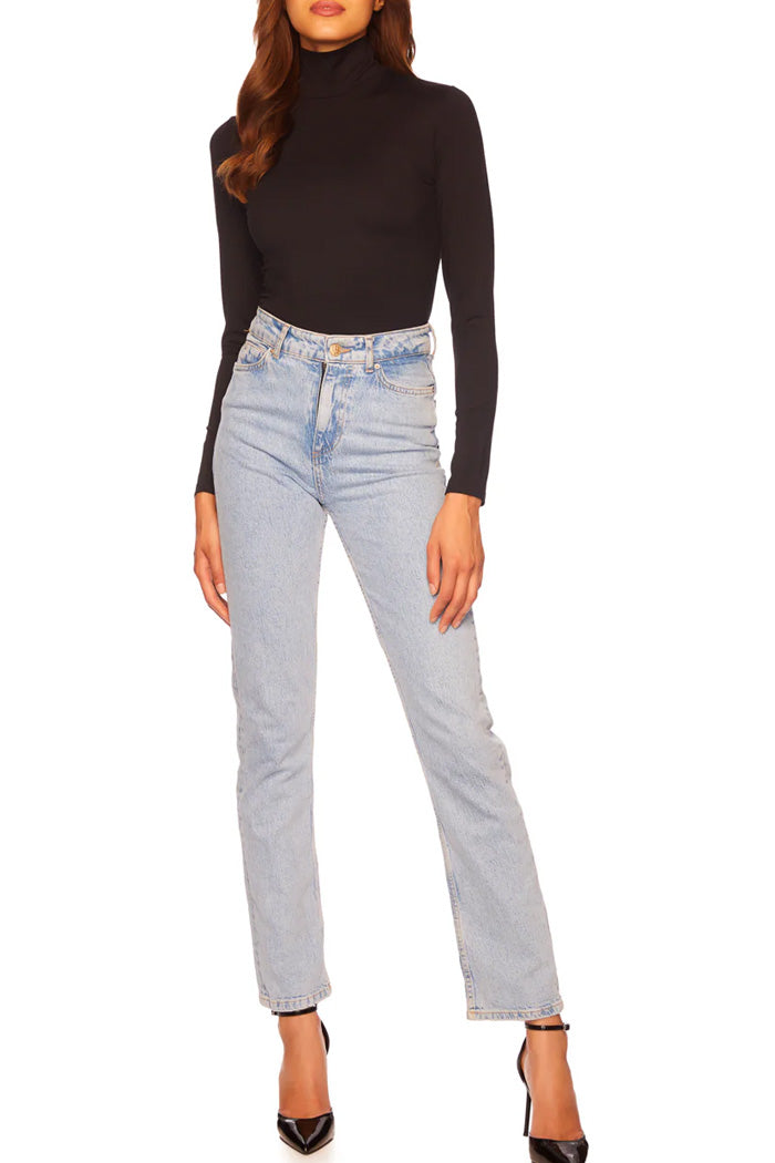 Mock Neck Long Sleeve Top