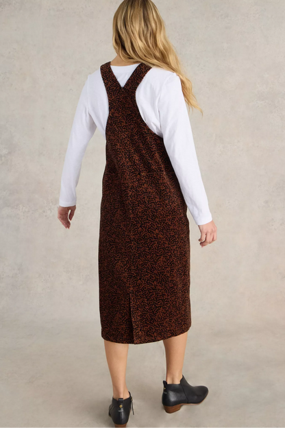 Emmie Organic Cord Midi Pinny
