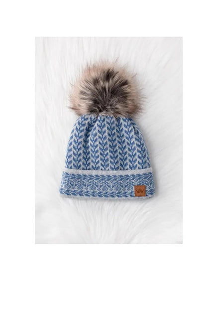 Knit Pom Pom Hat