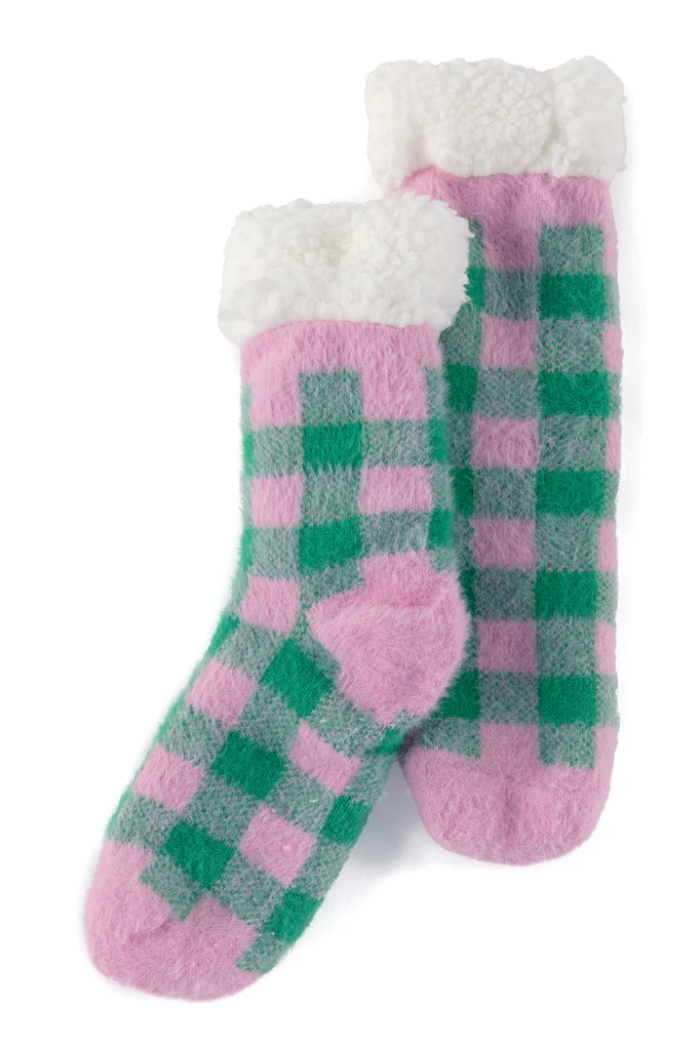 Green Arwen Slipper Socks
