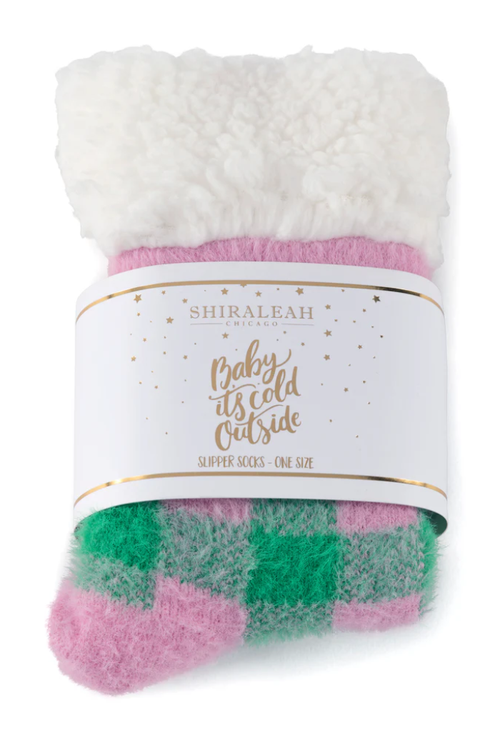 Green Arwen Slipper Socks