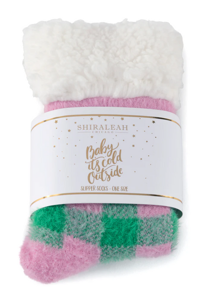 Green Arwen Slipper Socks