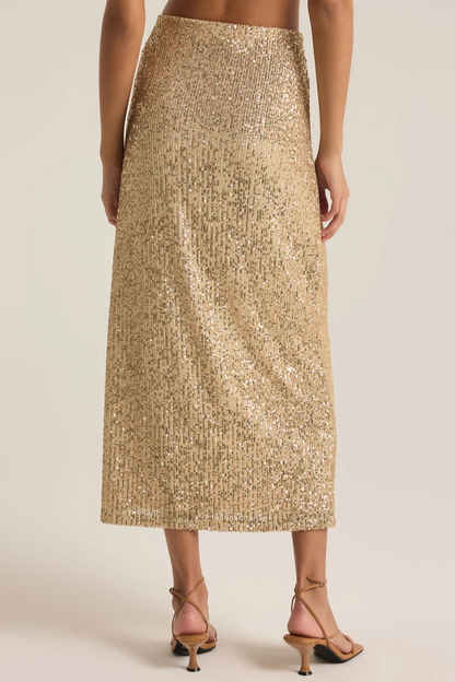 Saturn Sequin Midi Skirt