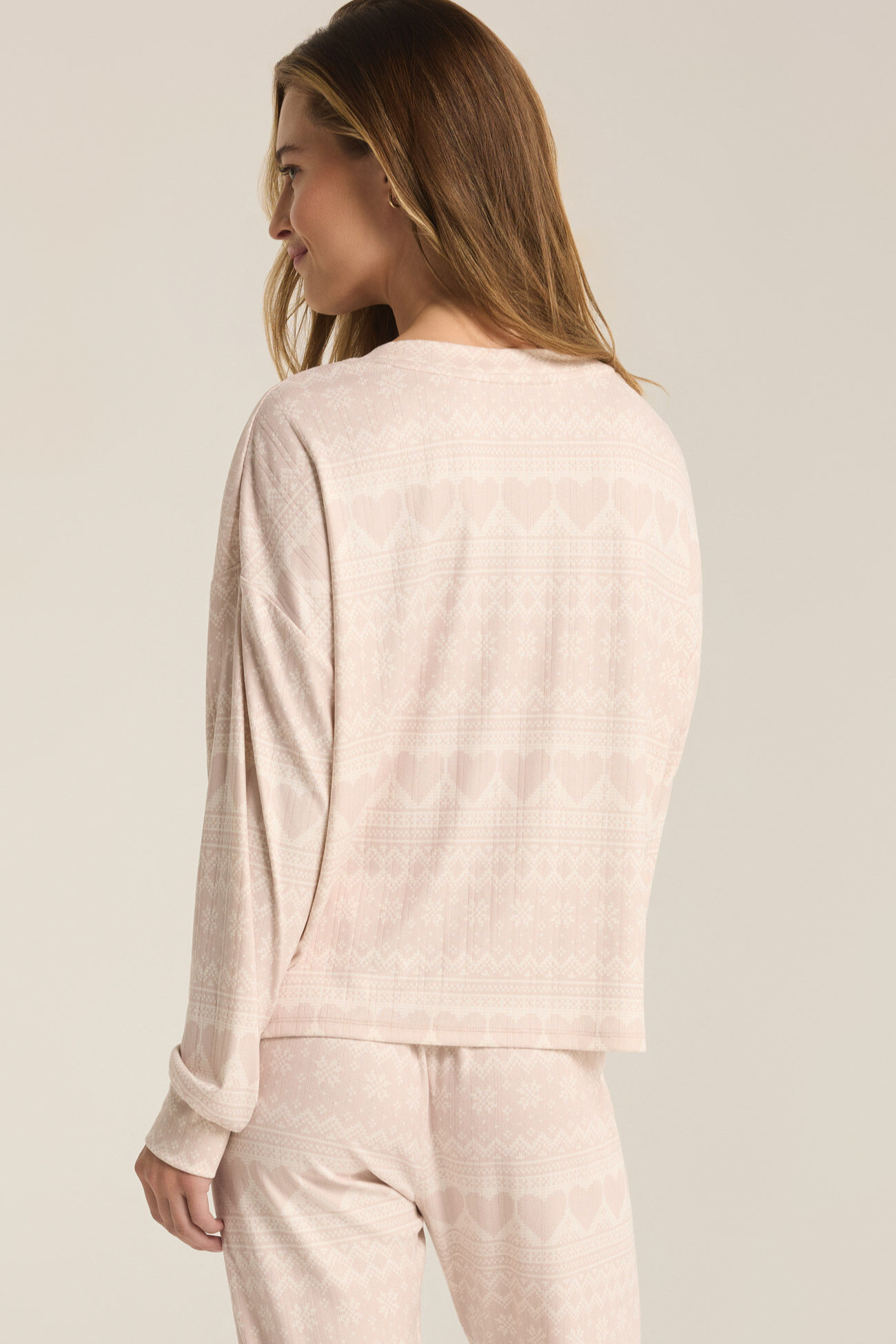 Fairisle Heart L/S