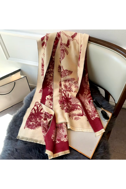 FLORAL PASHMINA