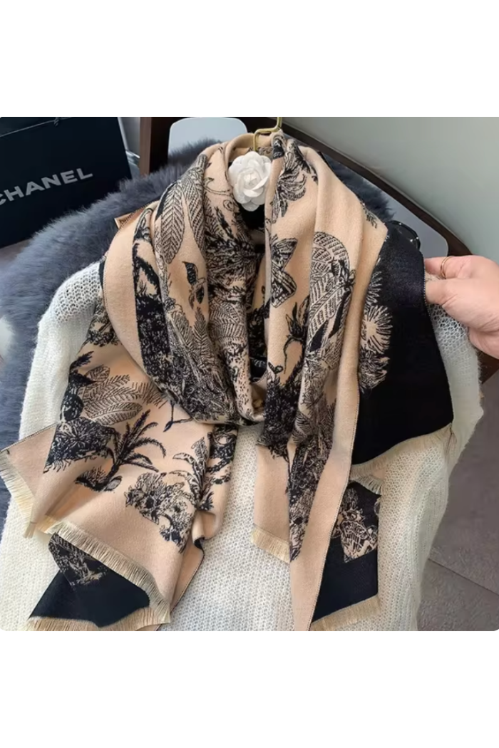 FLORAL PASHMINA