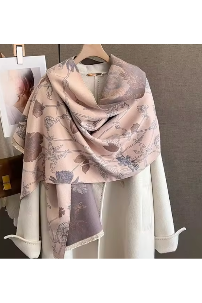 FLORAL PASHMINA