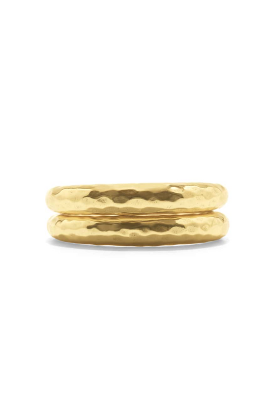 Cleopatra Slice Stacking Ring Set - Gold