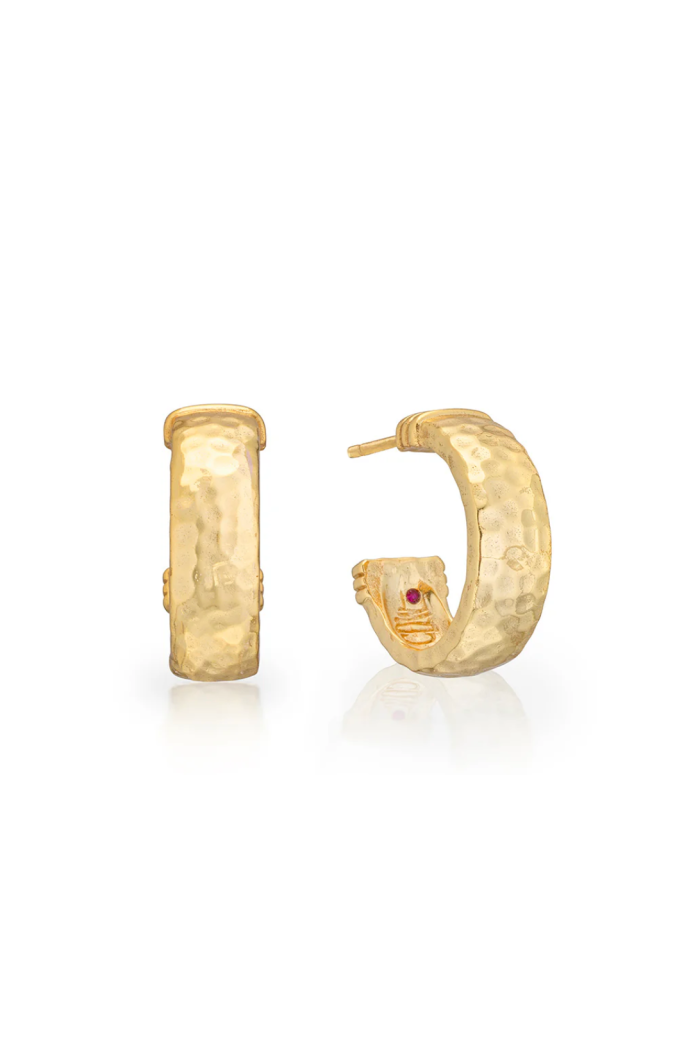 Cleopatra Classic Small Hoop Earrings - Gold