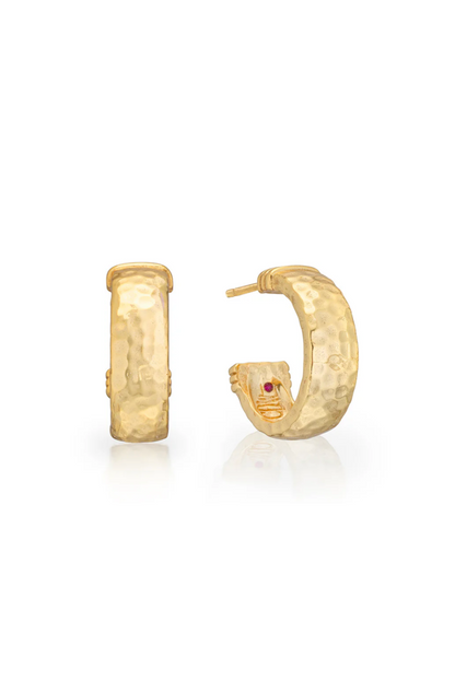 Cleopatra Classic Small Hoop Earrings - Gold