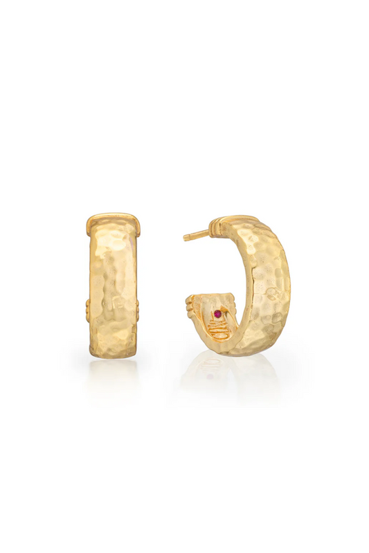 Cleopatra Classic Small Hoop Earrings - Gold