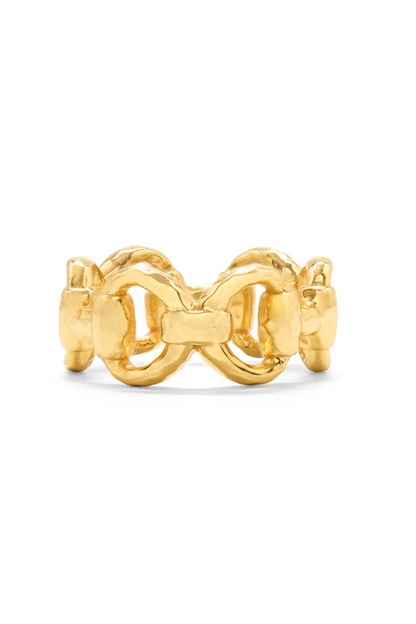Equestrian Snaffle Bit Ring - Gold