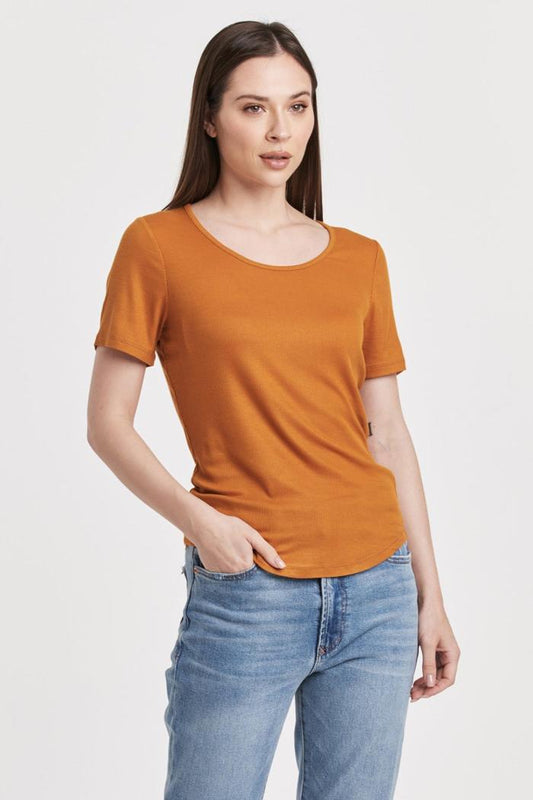 Aimee Scoop Neck Crew Neck