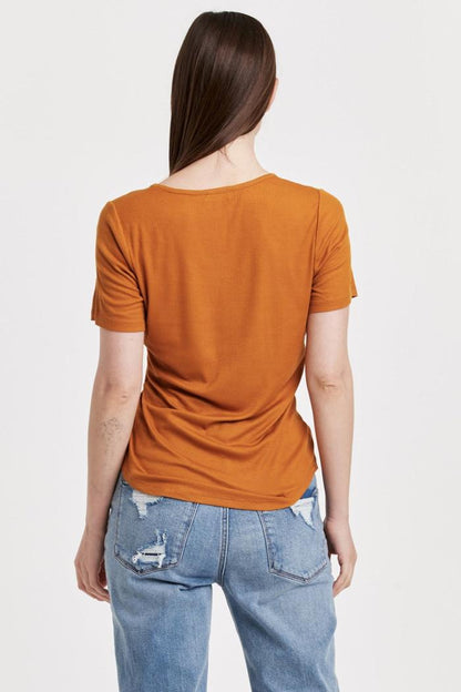 Aimee Scoop Neck Crew Neck