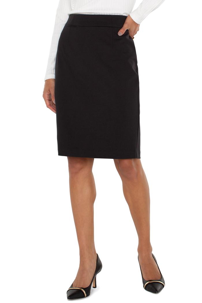 Pencil Skirt With Back Vent