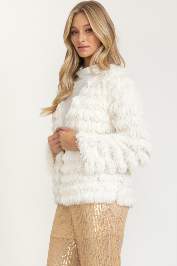 Faux Shag Jacket
