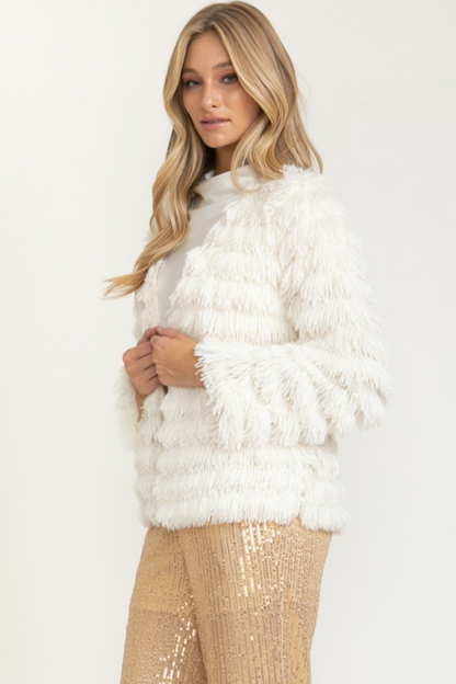 Faux Shag Jacket